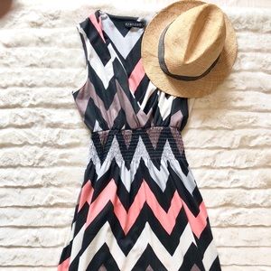 Chevron Maxi Dress